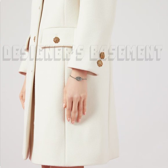 GUCCI size 18 Sterling Silver MARMONT Torchon Double G charms Chain Bracelet 🎁 - Picture 7 of 11